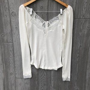 Free People To the West Henley Style Tee